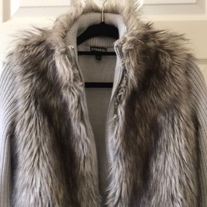 Express Faux Fur Jacket